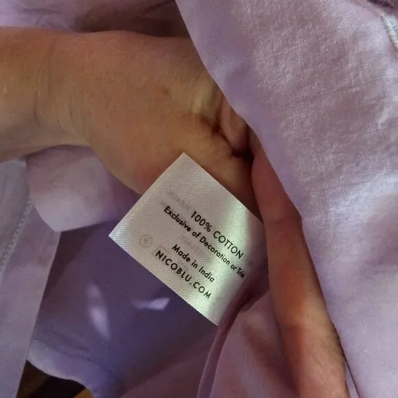 NWT Nico Blue lilac tunic top XL - Picture 6 of 6